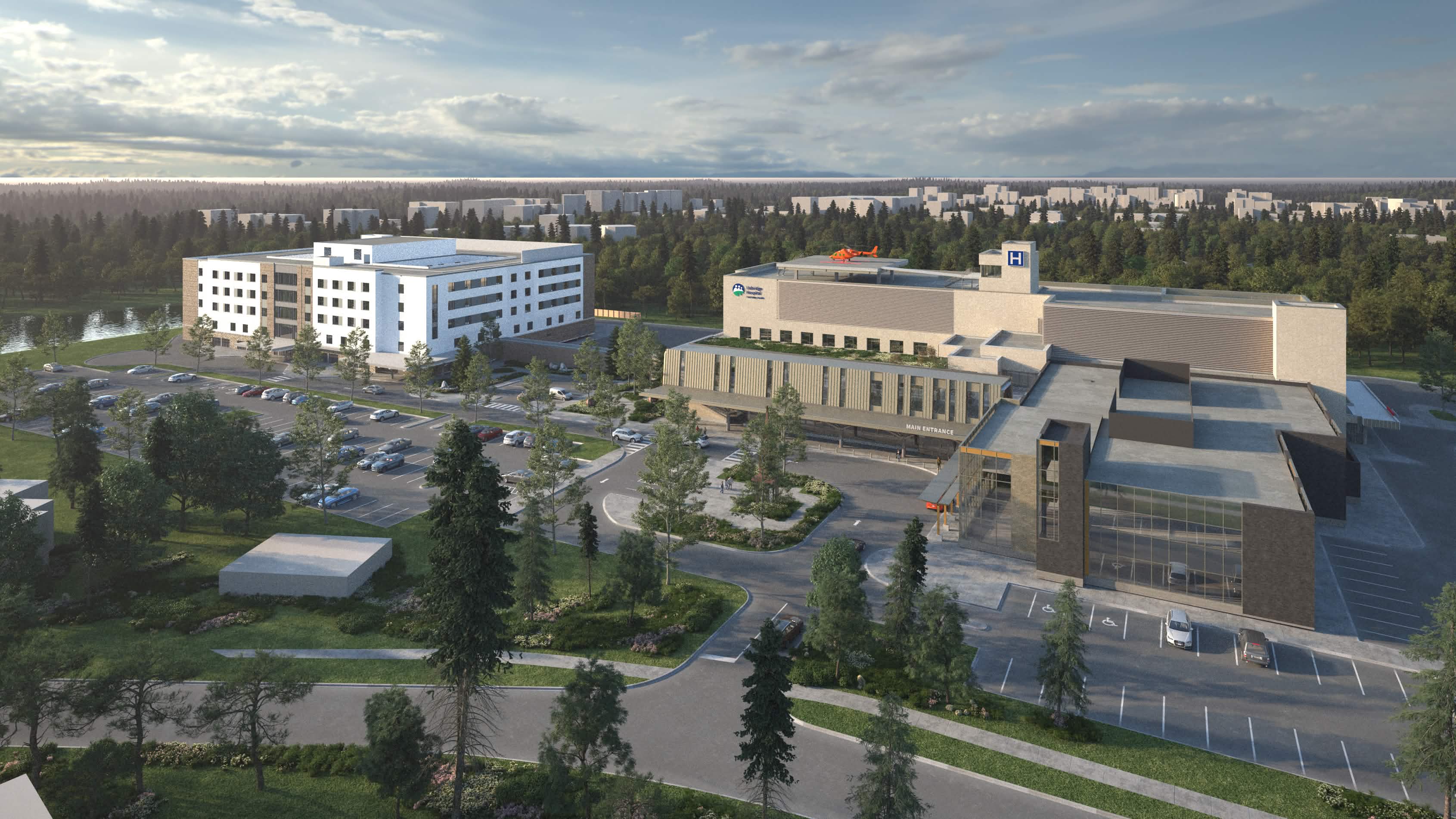 Uxbridge Campus of Care architectural render